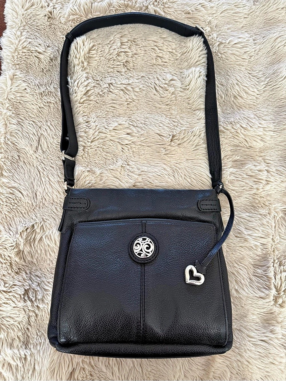 Brighton London Groove Selena Crossbody Organizer I. black